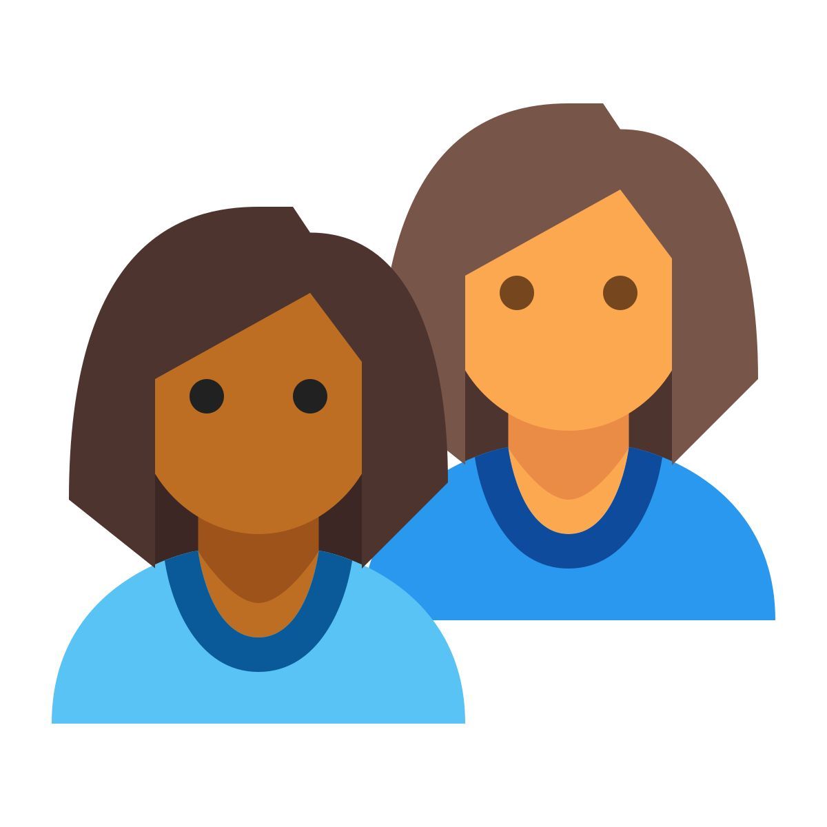 color style 用户女性组 icon