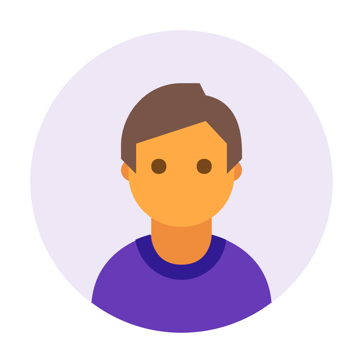 color style user male circle  v6 icon