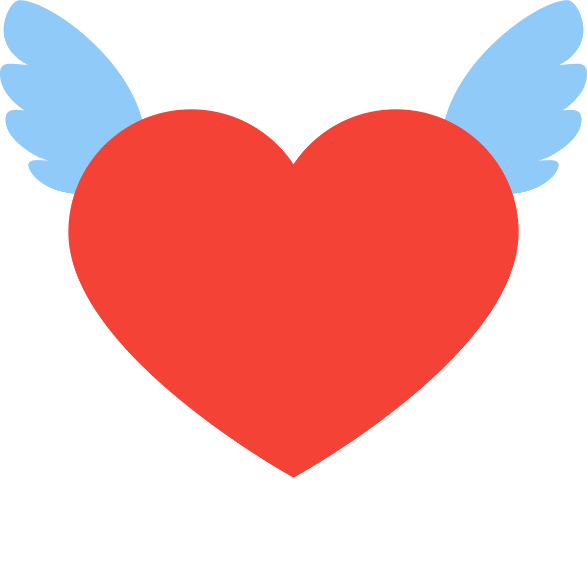 color style valentine wings icon