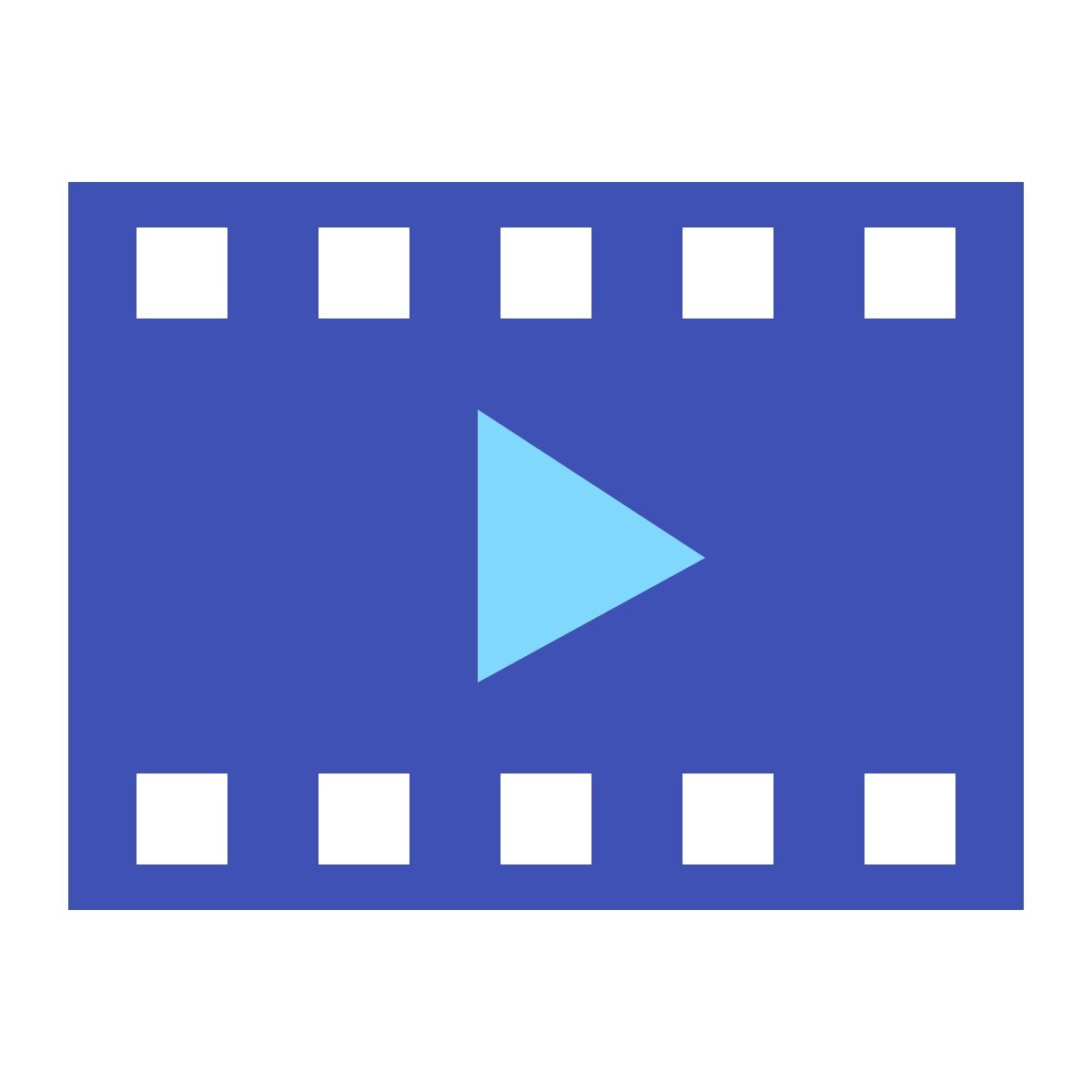 color style video icon