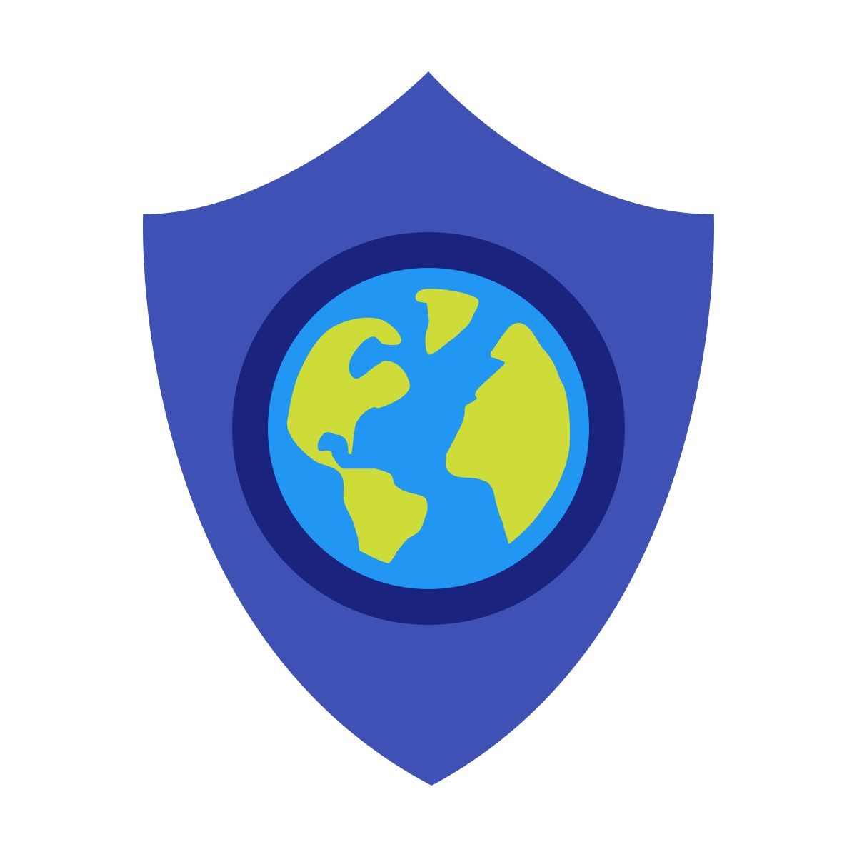 color style web shield icon
