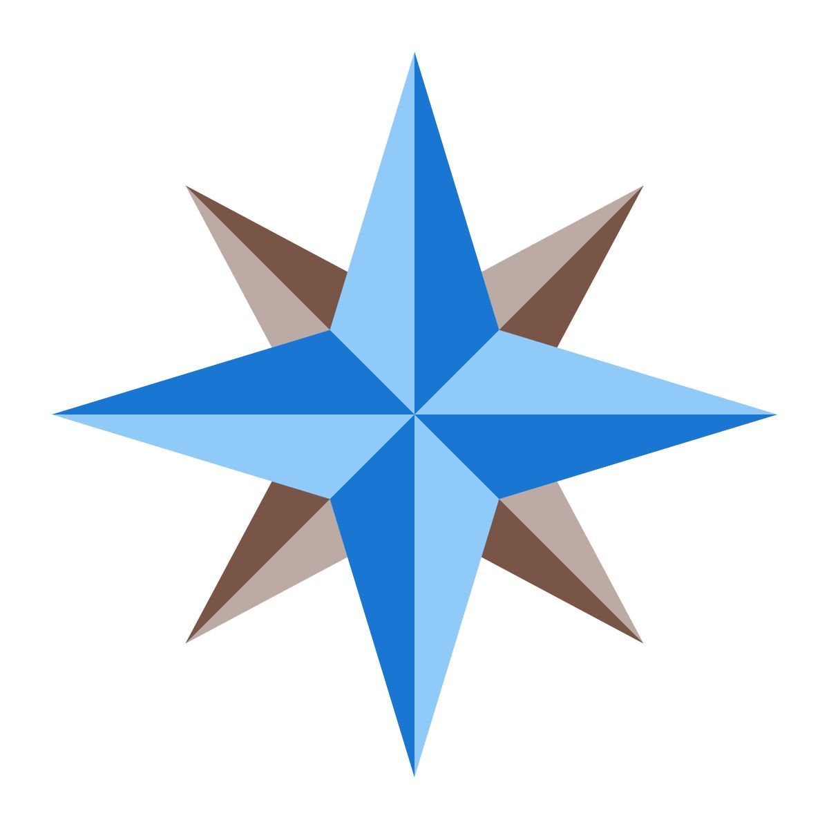 color style rosa dei venti icon