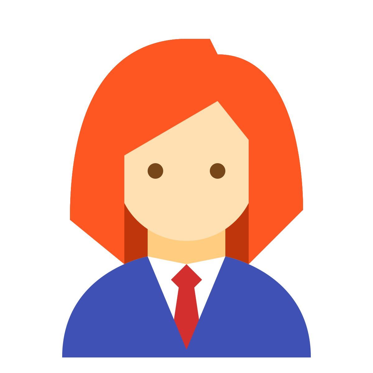 color style woman profile skin type 1 icon