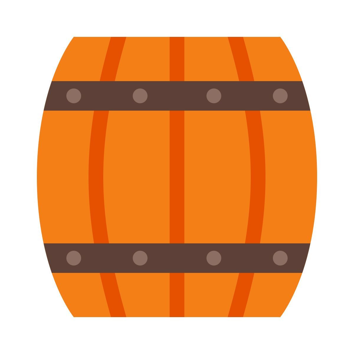 color style 나무 맥주 술통 icon