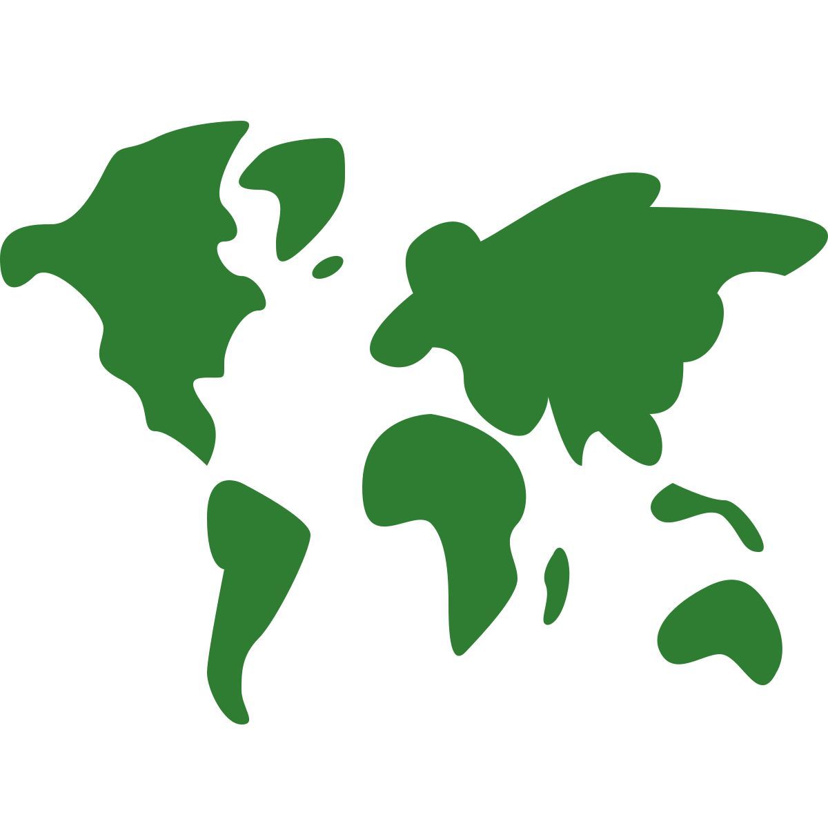 color style world map icon