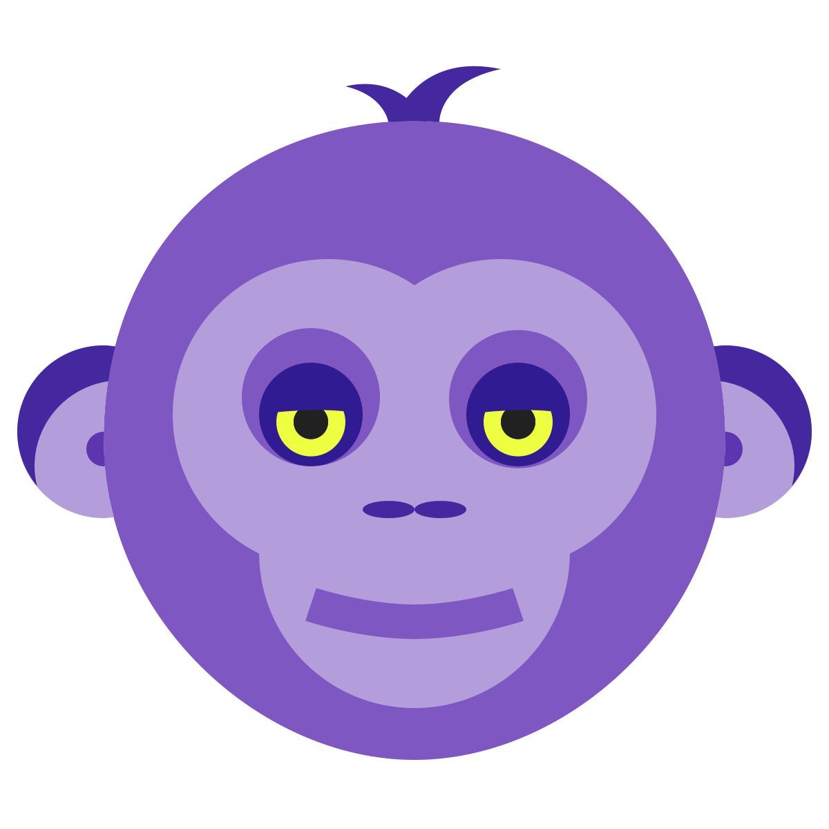 color style anno della scimmia icon