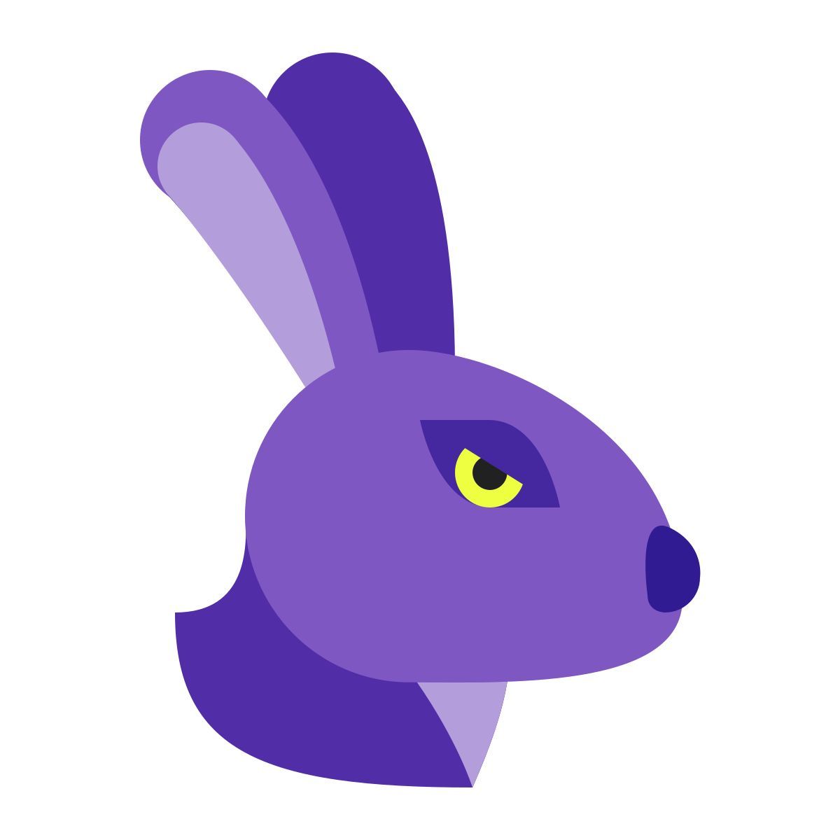 color style year of rabbit icon
