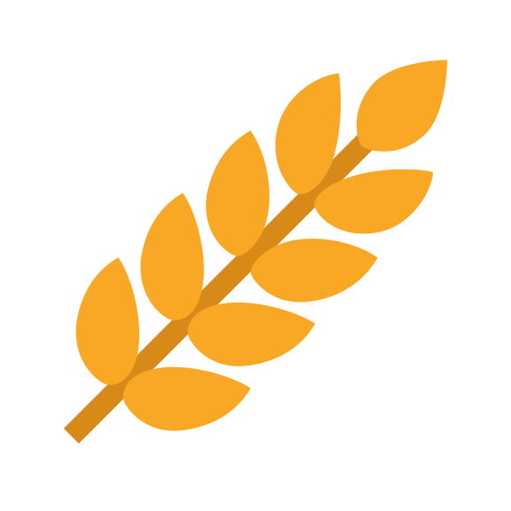 Weizen Icon im Farbe Stil