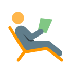 Relax With Book icon