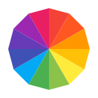 RGB Color Wheel icon in Color Style
