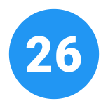 26 Circle icon