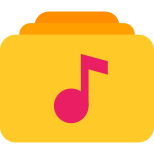 Music Library icon in Color Style