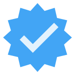 Verified Badge icon in Color Style