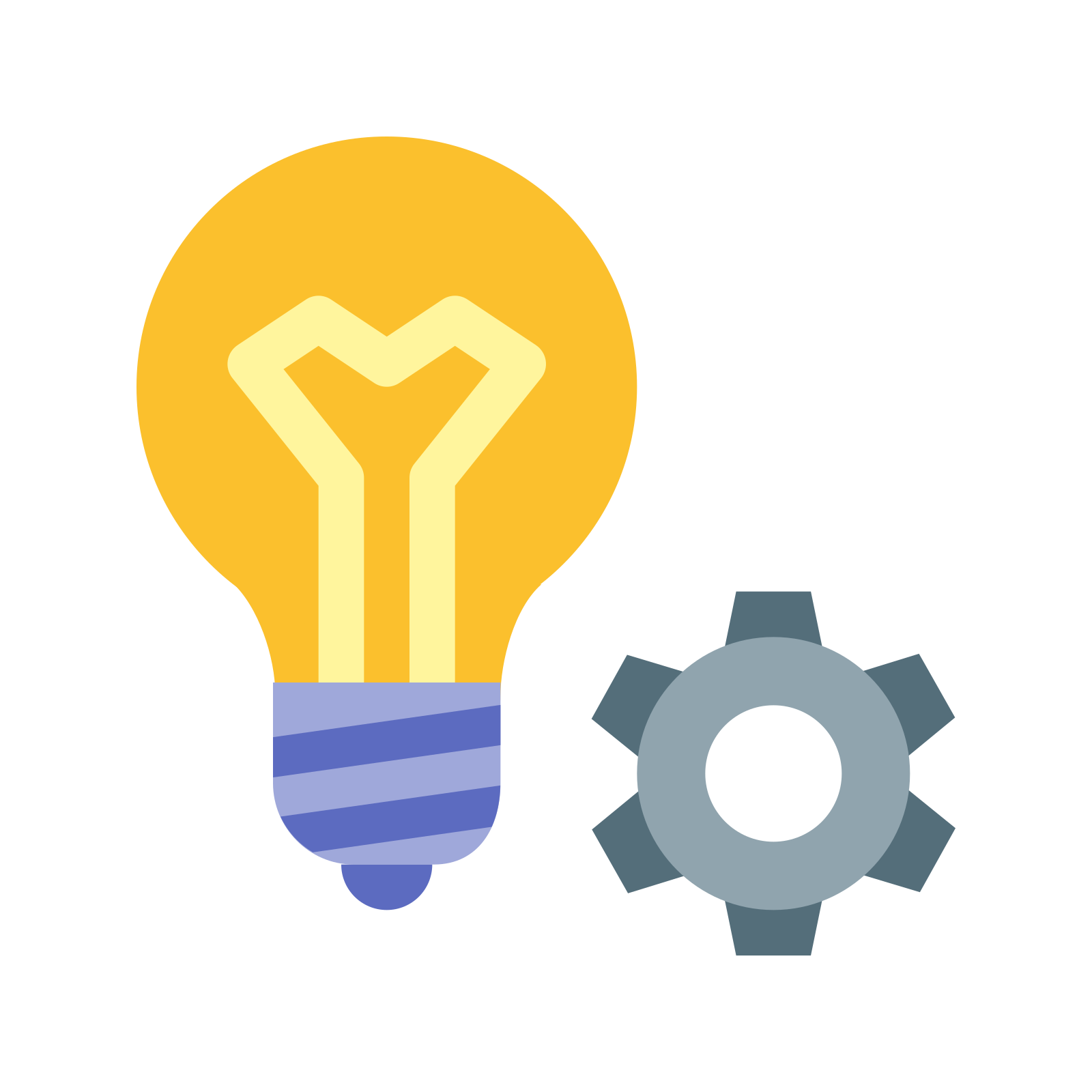 光自动化 icon. there is an image of a light bulb.
