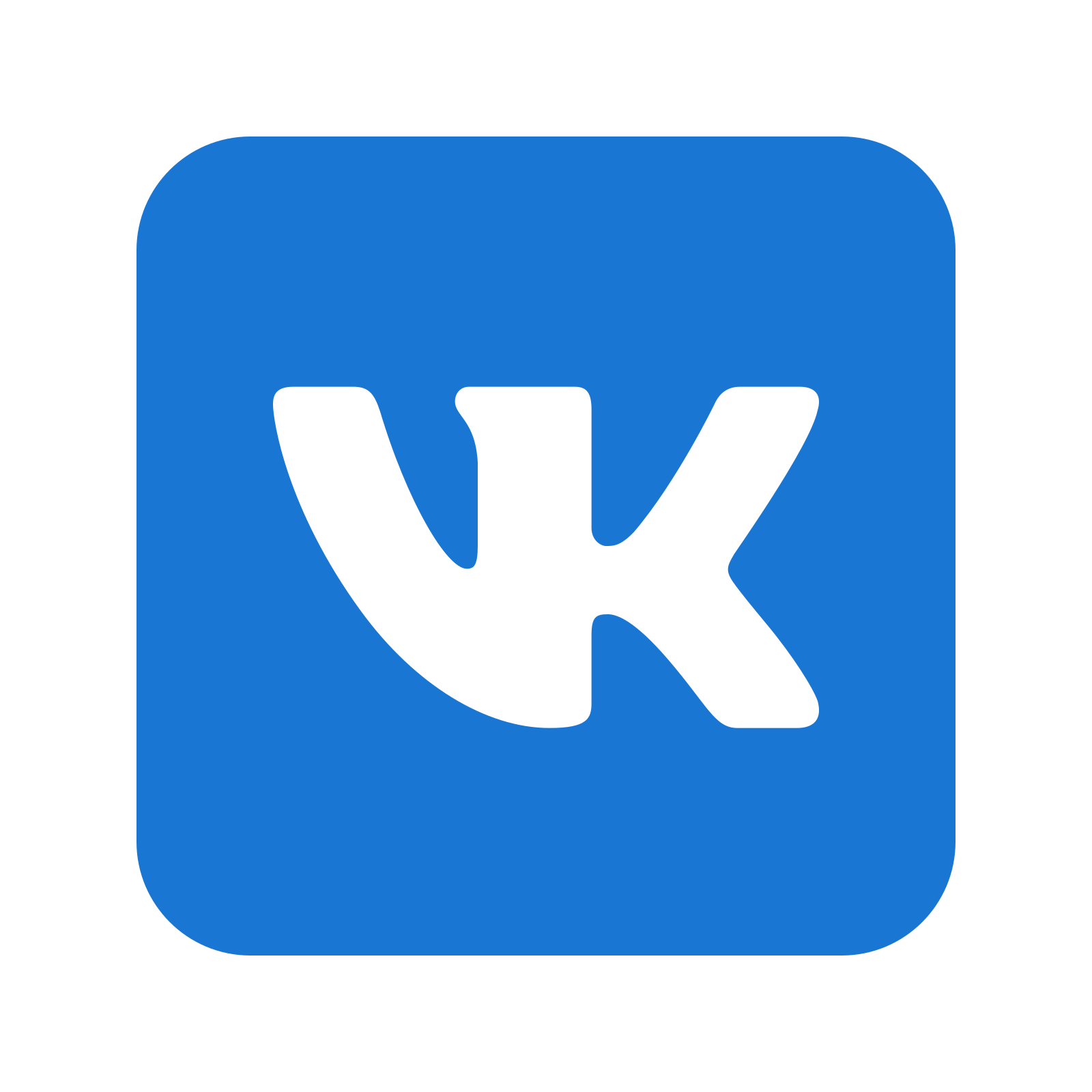 扁平风格的 vk.com 图标