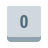 Клавиша 0 icon