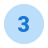 Circled 3 icon