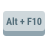 Alt + F10 icon