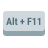 Alt + F11 icon