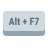 Alt + F7 icon