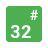 Base 32 icon