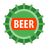 Tappo di bottiglia della birra icon