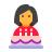 Birthday Girl With Cake Skin Type 3 icon