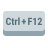 Ctrl + F12 icon
