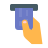 Hand Insert Card icon
