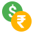 Обмен Доллар Рупия icon