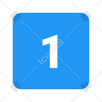 Number 1 Icon Number 1 Item Icon Preview | Custom Icon Design