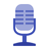 block microphone--v2 icon