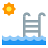 outdoor swimming-pool icon