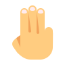 three fingers--v2 icon