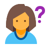 Woman With a Question Mark icon
