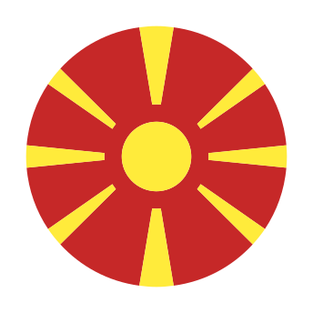 North Macedonia flag