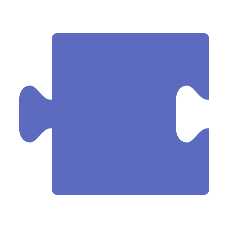 Blockly Blue icon in Color Style