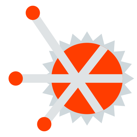 Firestorm Icon In Color Style