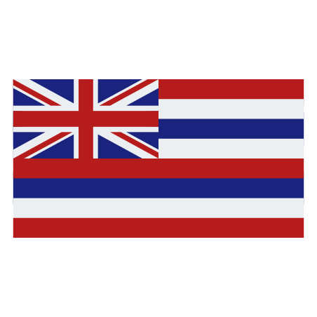 カラー スタイルでの Hawaii Flag のアイコン カラー スタイルでの Hawaii Flag のアイコン