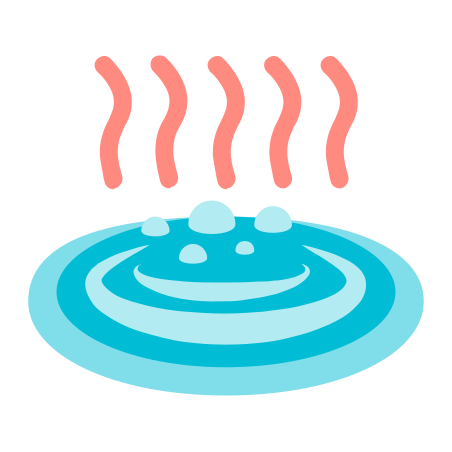 Hot Springs icon in Color Style