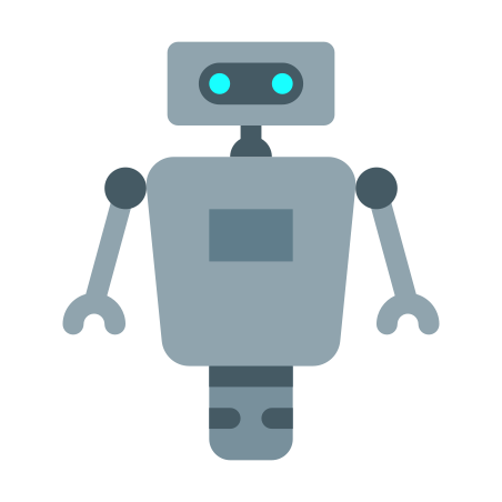 カラー スタイルでの ロボット3 のアイコン