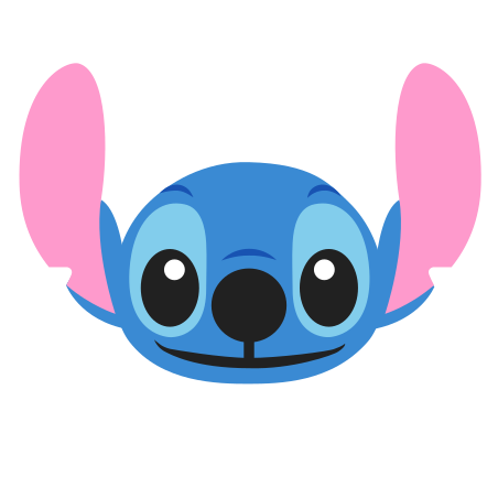 Stitch Character icon in Color Style