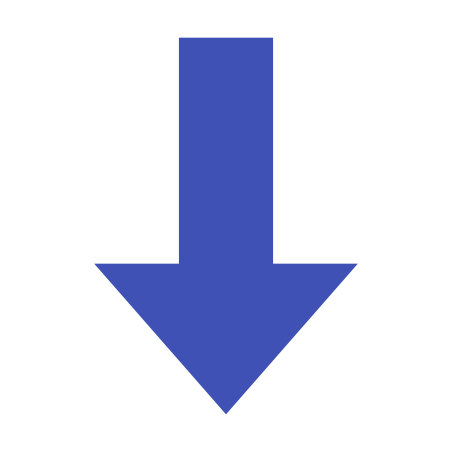 Thick Arrow Pointing Down icon in Color Style