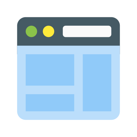 Web icon in Color Style