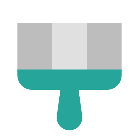 Wide Shpatel icon in Color Style