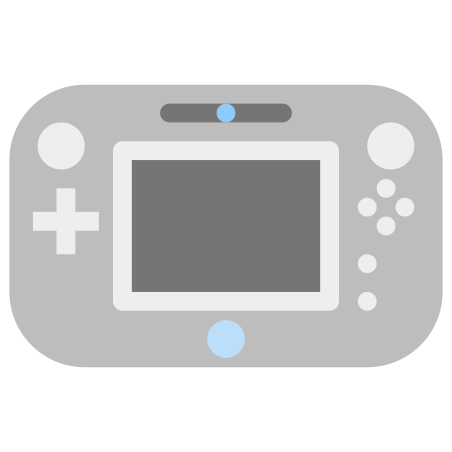 Wii U Console Icon In Color Style