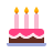 生日蛋糕图标