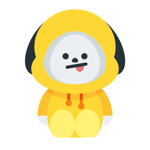 BT21 Chimmy icon in Color Style