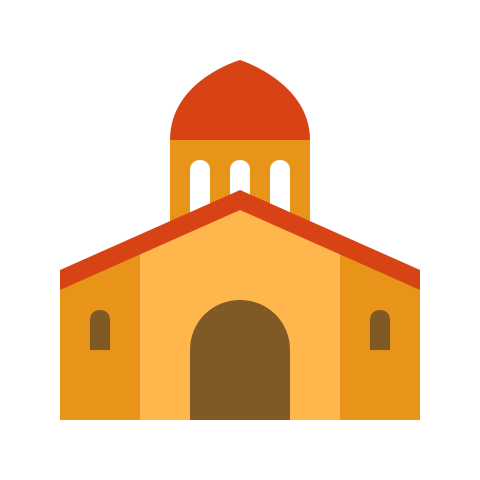 City Hall Icon In Color Style