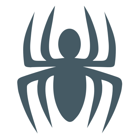 カラー スタイルでの 古いスパイダーマン のアイコン